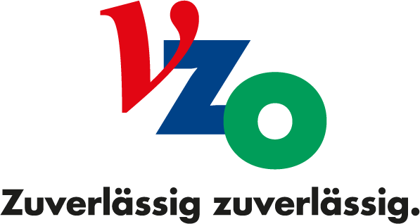 Logo: VZO Zuverlässig zuverlässig.